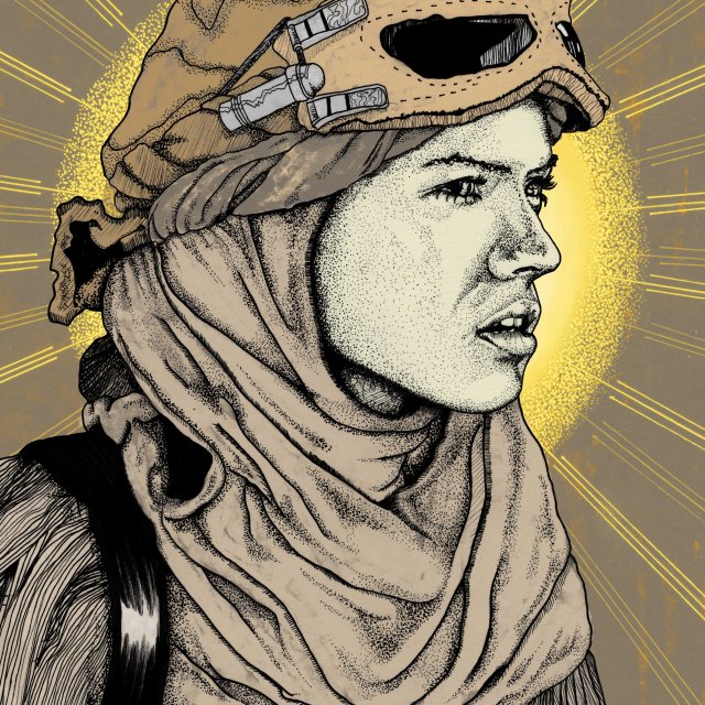 'Rey' (Brown Version' by Chris Jalufka