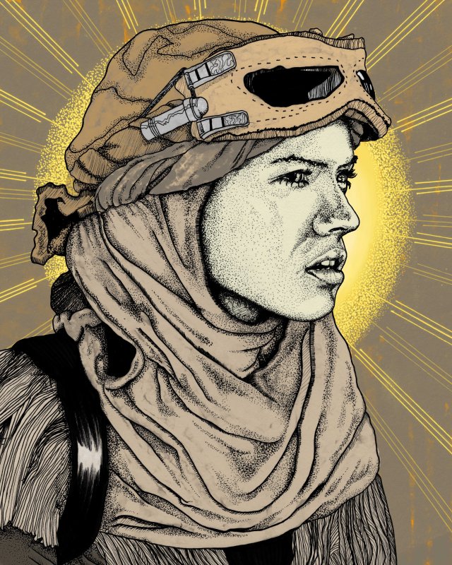 'Rey' (Brown Version' by Chris Jalufka